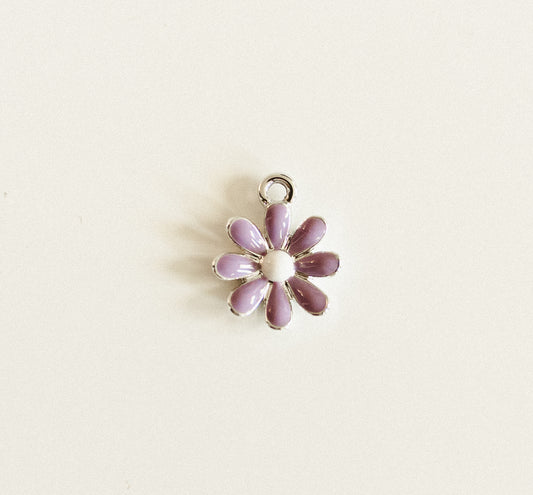 Silver purple flower