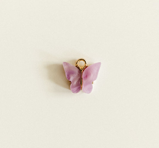 Gold purple gem butterfly