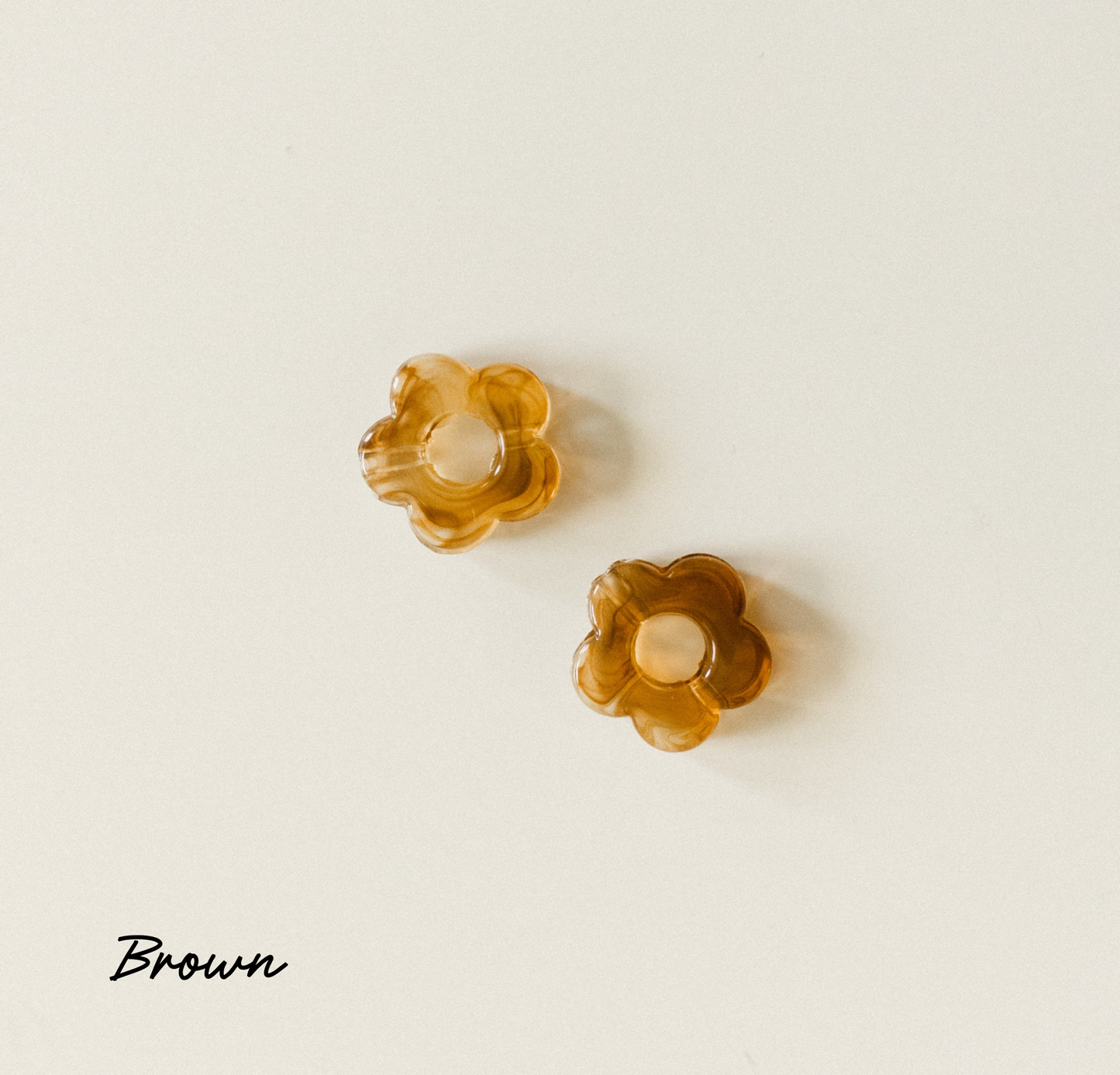 Flower earring charms