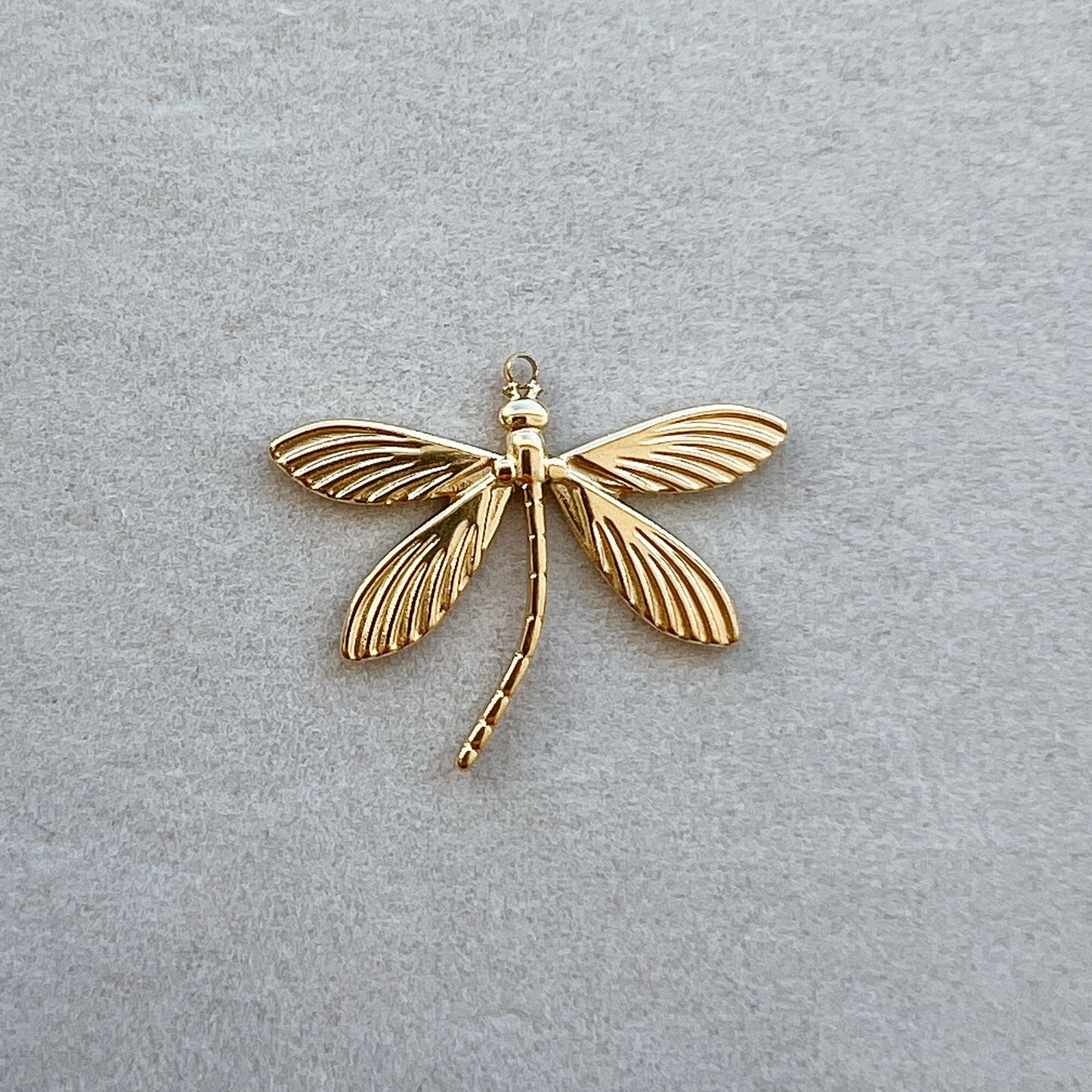 Large gold dragonfly