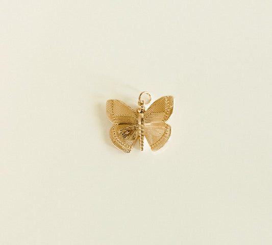 Large gold butterfly
