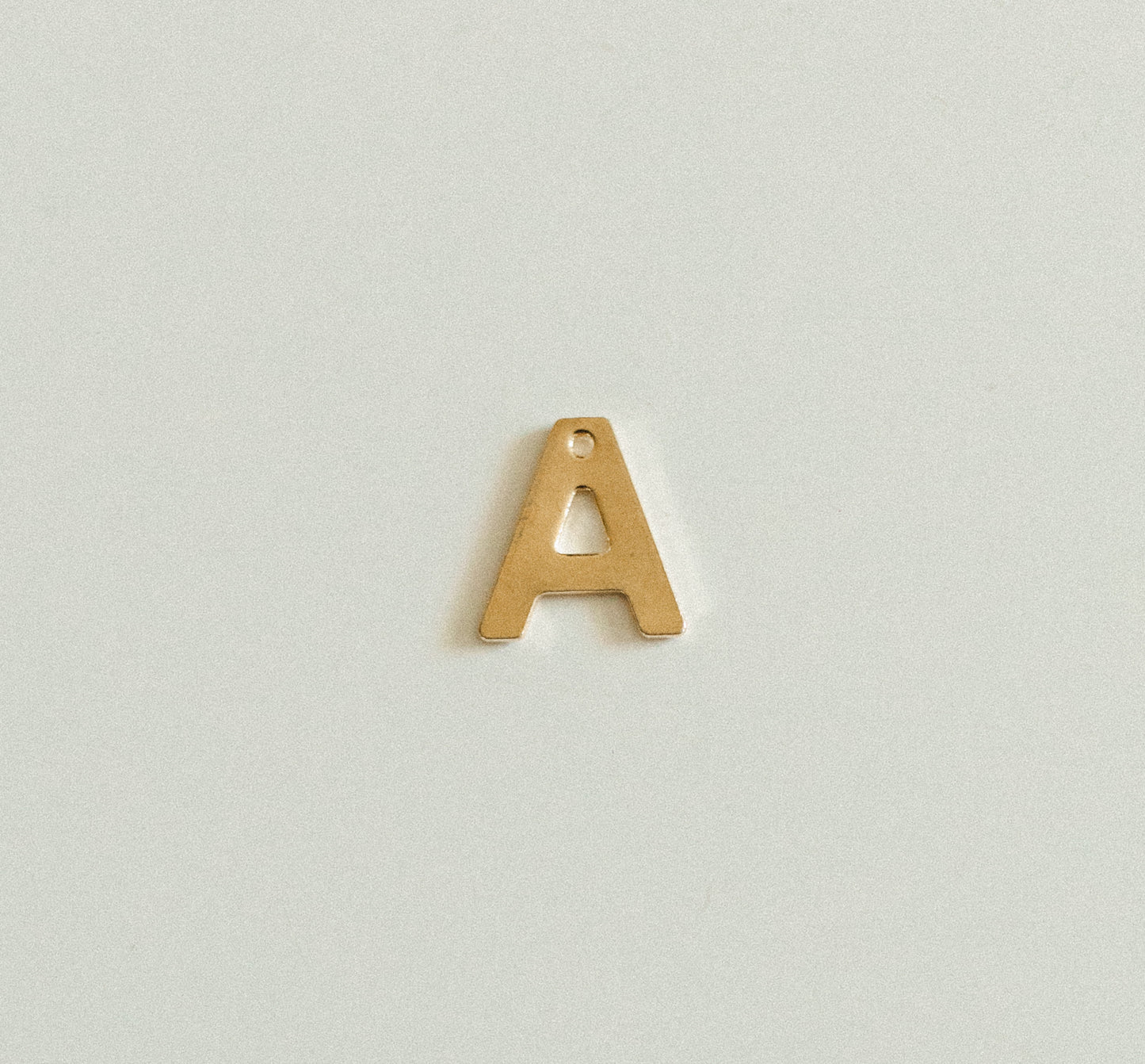 Flat gold letters A-Z