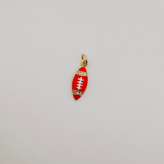 Small gold orange football