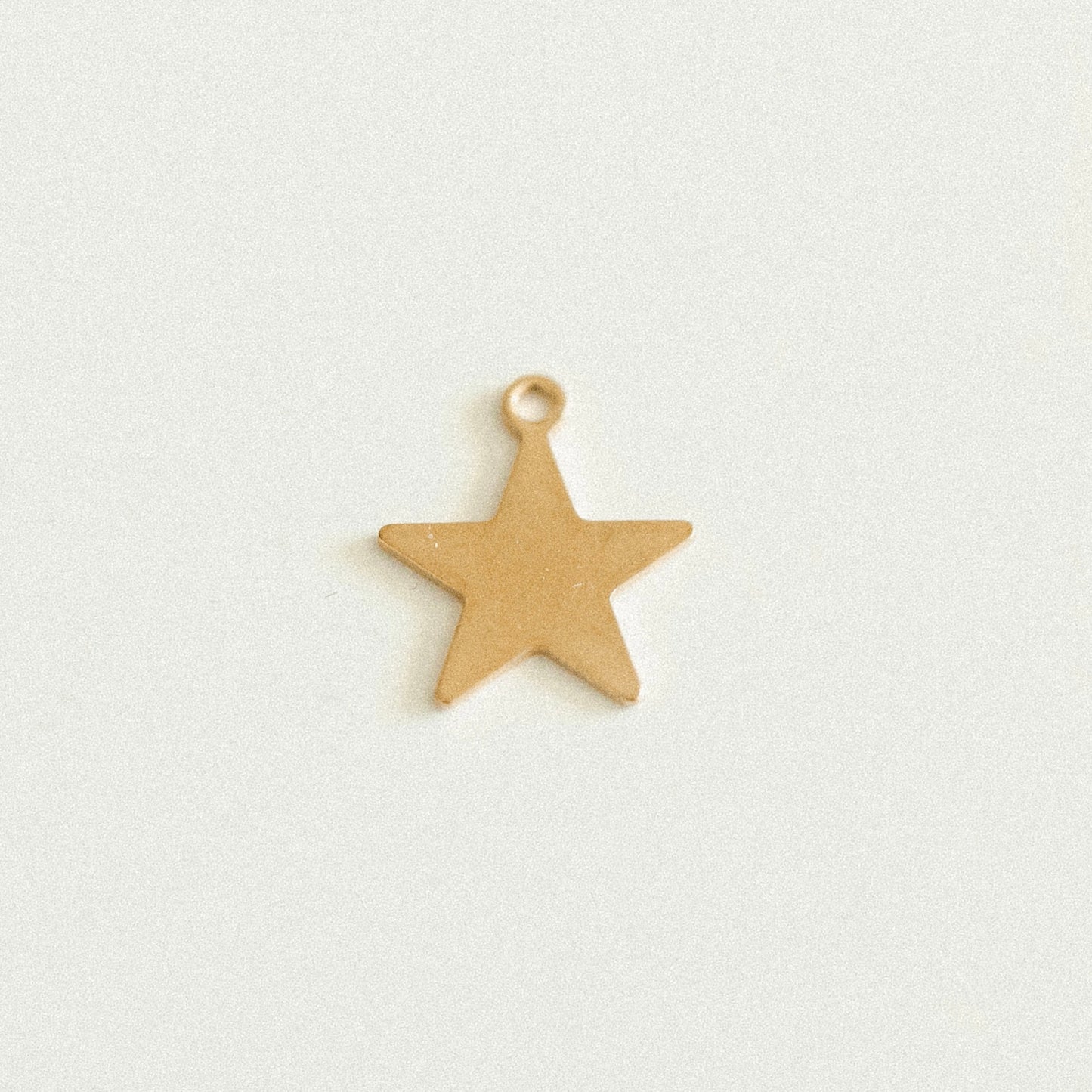 Gold flat star