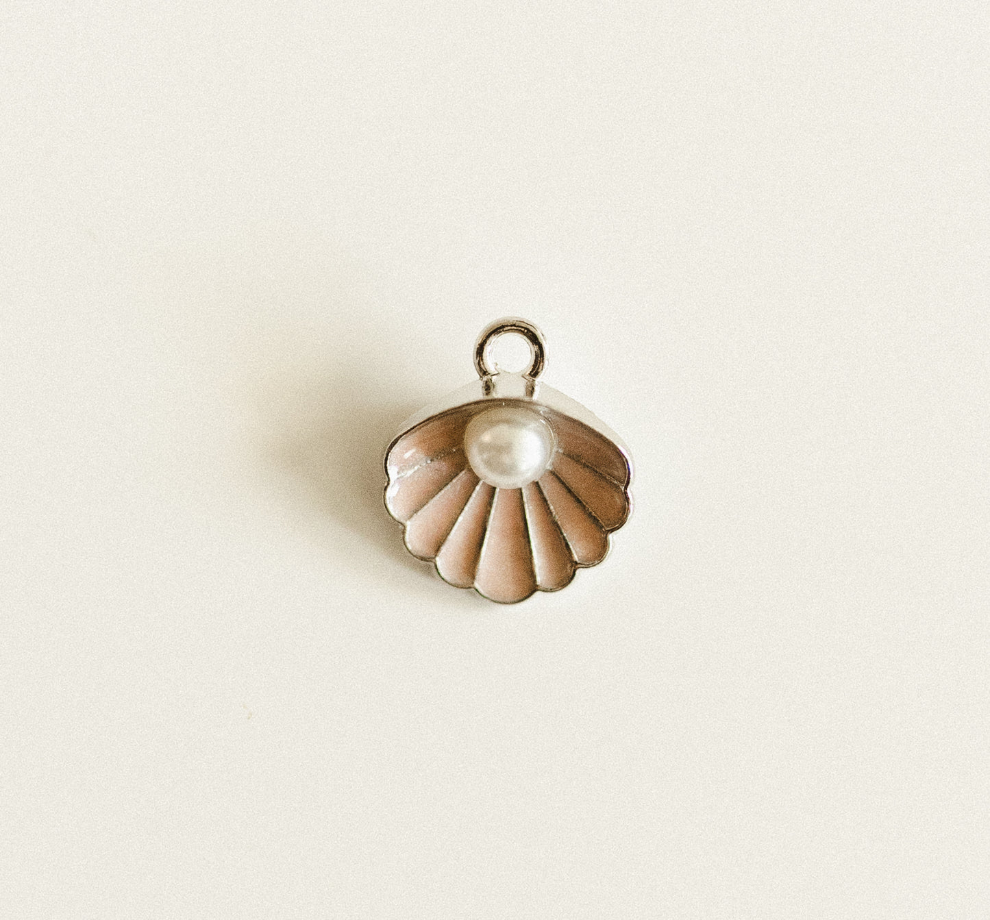 Silver light pink pearl shell