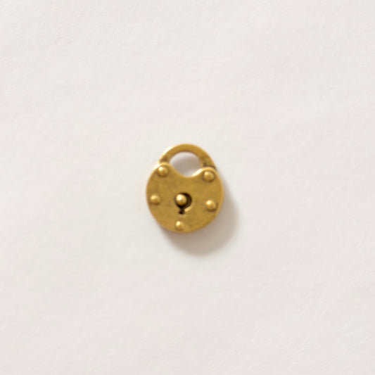 Antique gold lock