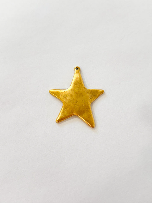 Antique gold large star