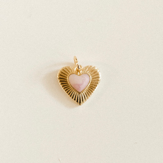 Pink filled heart