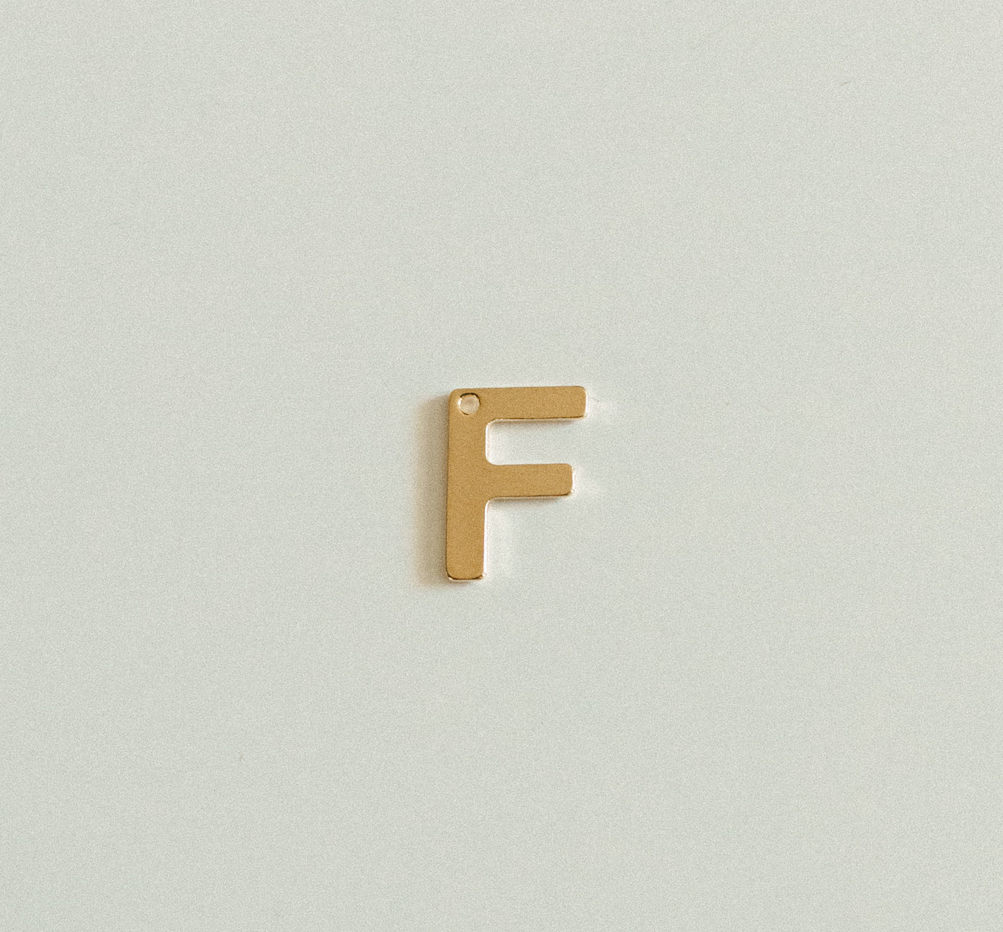 Flat gold letters A-Z