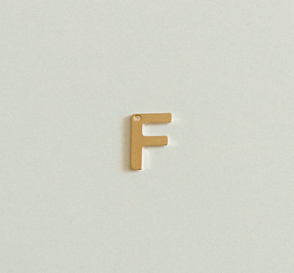 Flat gold letters A-Z