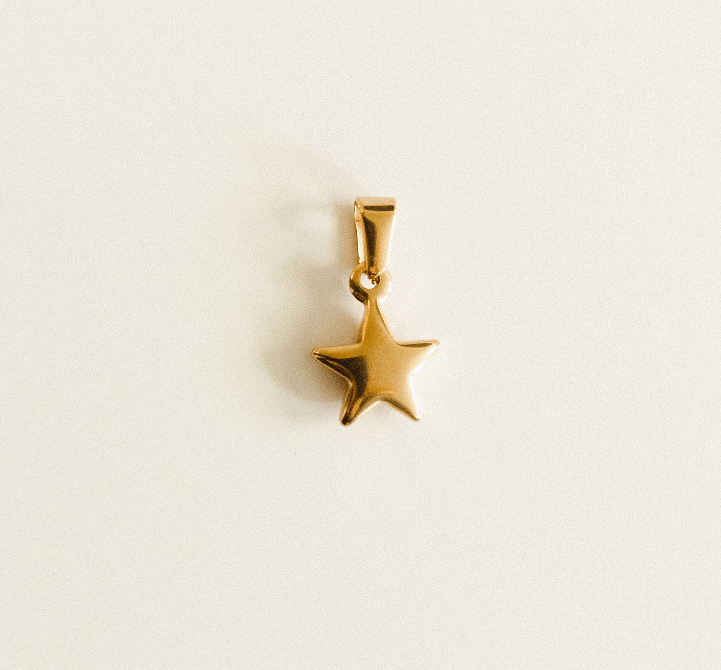 Small gold bubble star