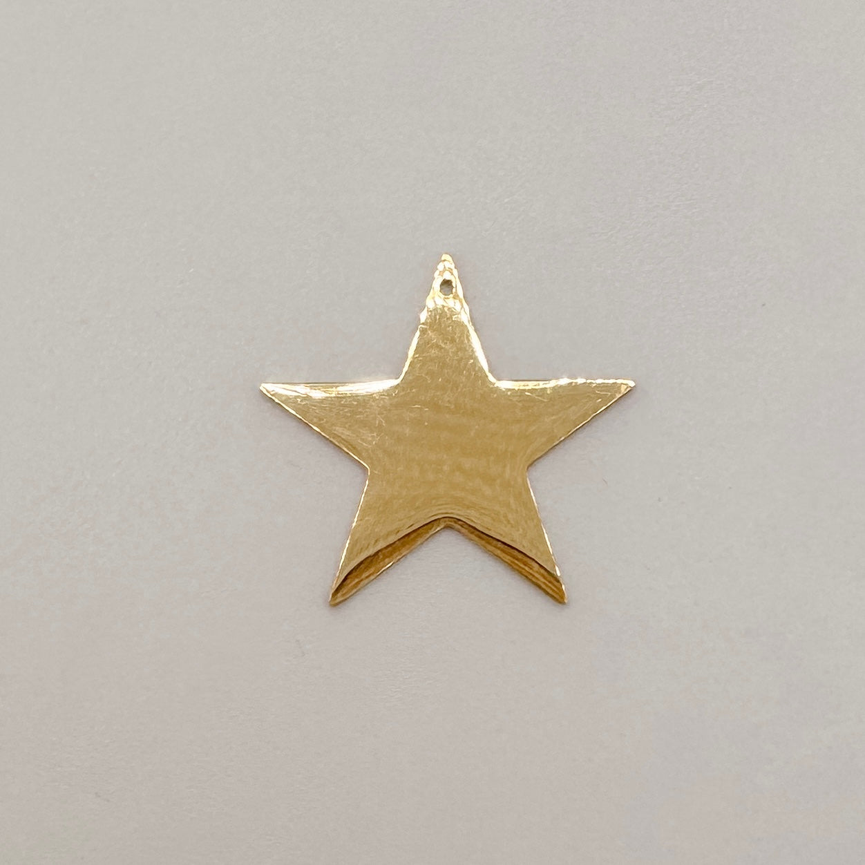 Large gold flat star