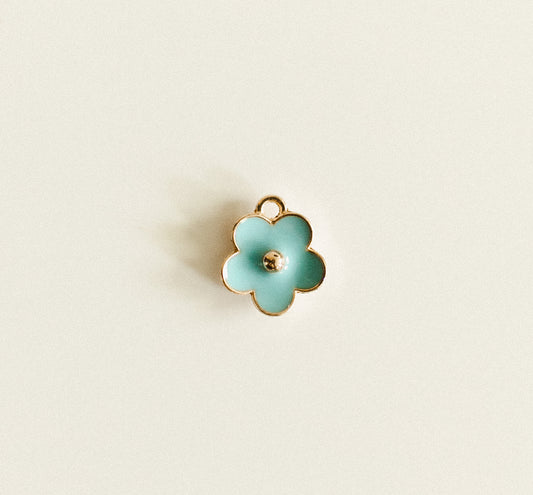 Small gold blue flower